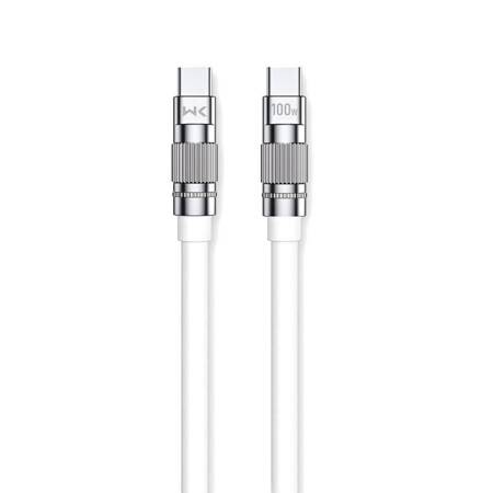 WEKOME WDC-188 Wingle Series - USB-C to USB-C Connection Cable 100W Fast Charging - 1 Meter / White