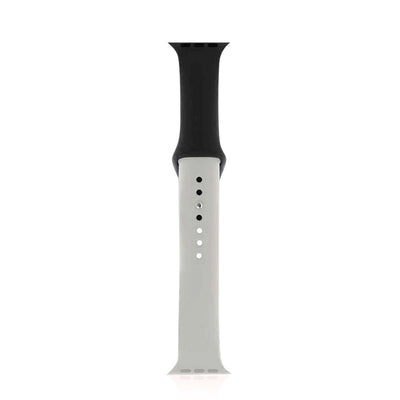 Torrii Siliconee Mix Watch Band For Apple Watch 49 / 45 / 44 / 42 mm - Black / Gray Accessories > Smart Watches