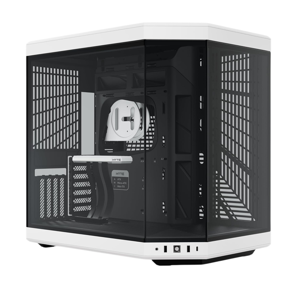 HYTE Y70 Modern Aesthetic Mid Tower Case - Black/White
