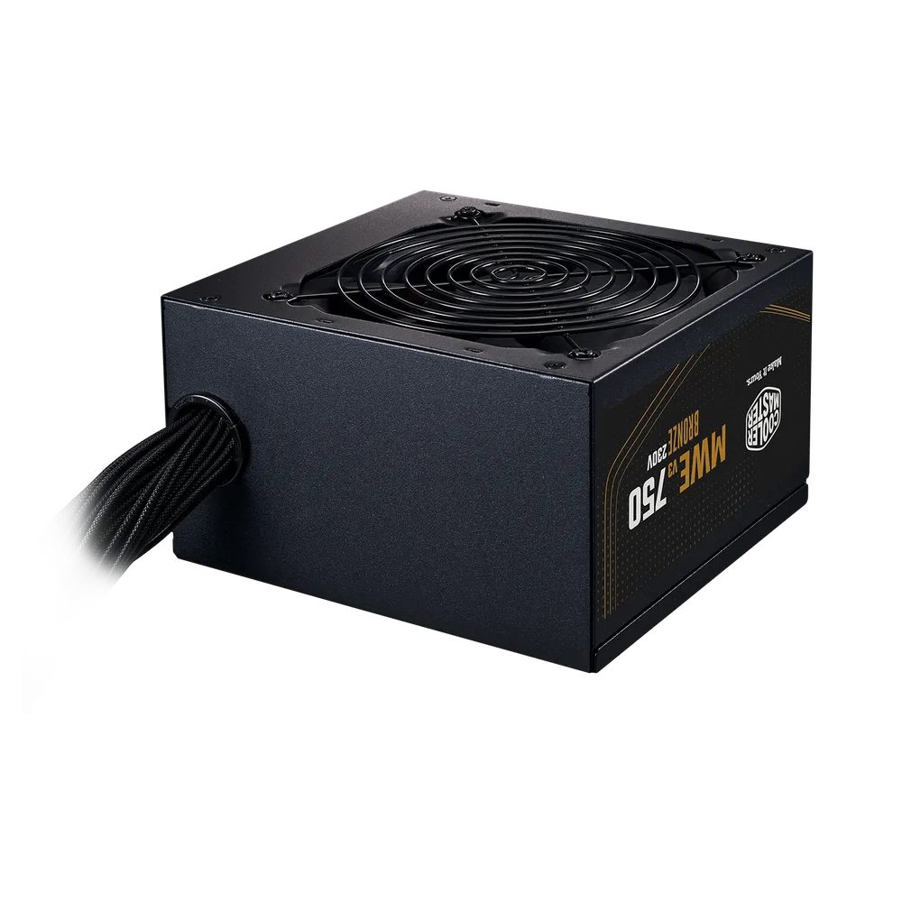 Cooler Master MWE V3 ATX 3.1 80 Plus Bronze Power Supply - 750W / Black