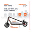 Porodo Electric Urban Scooter with Front Suspension - 25Km/h / 7800mAh / Black