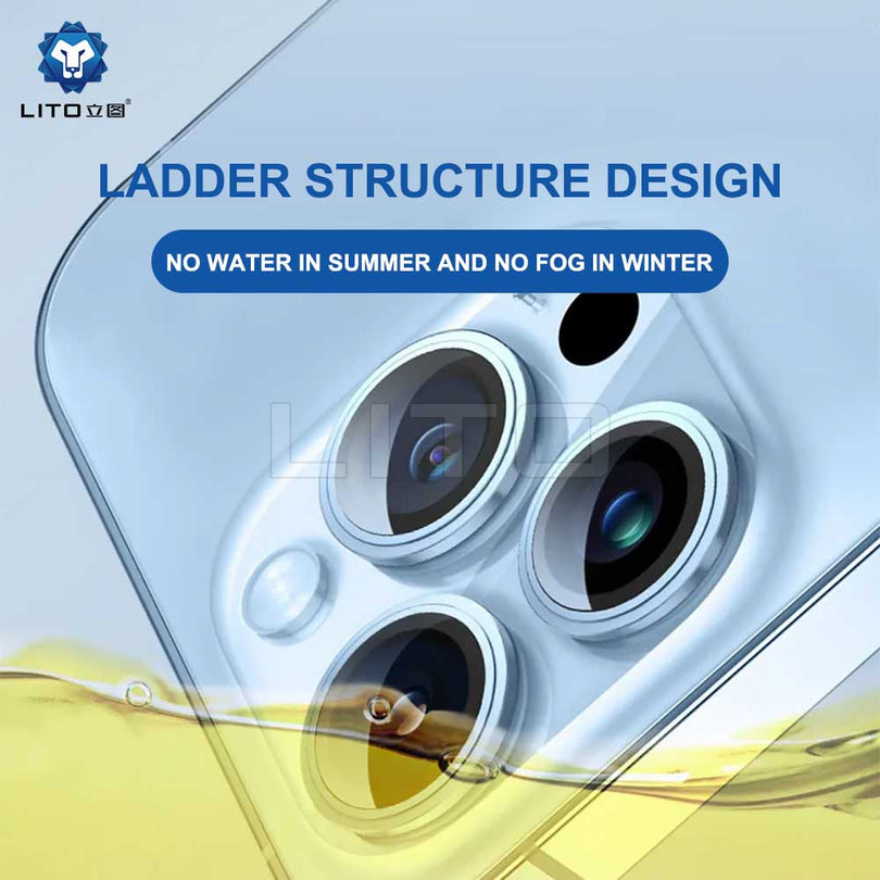 LITO Metal Camera Lens Protector for Apple iPhone 18 Pro  Max / Apple iPhone17 Pro Max - Black