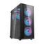 Darkflash DK352 Plus Midtower ATX Case - Black (With 4 x ARGB Fans Included)