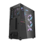 Darkflash DK352 Plus Midtower ATX Case - Black (With 4 x ARGB Fans Included)