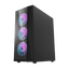 Darkflash DK352 Plus Midtower ATX Case - Black (With 4 x ARGB Fans Included)
