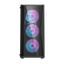 Darkflash DK352 Plus Midtower ATX Case - Black (With 4 x ARGB Fans Included)