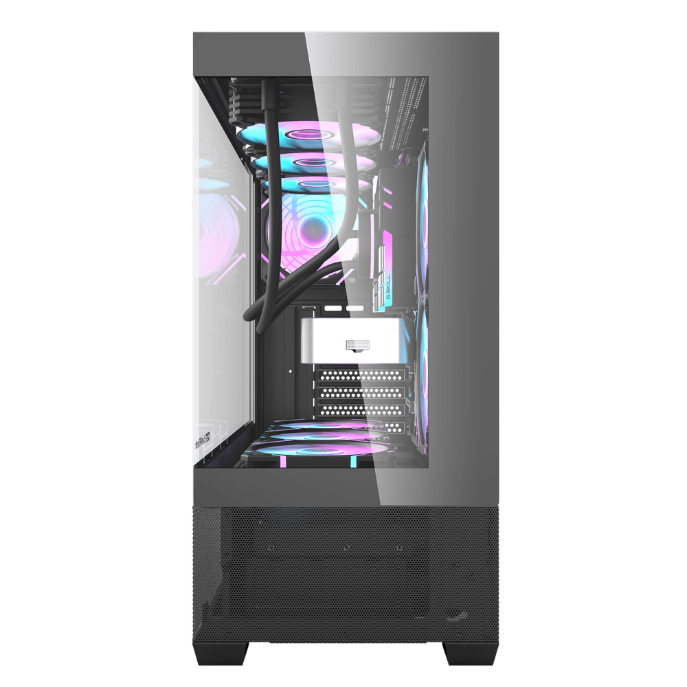 Darkflash DS900 Air ATX PC Case - Black (With 3 x ARGB Fans Separate)