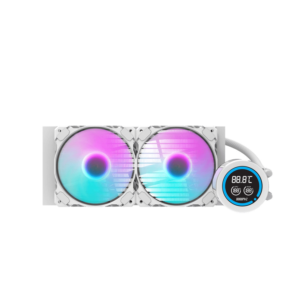 Darkflash DN240D Nebula Liquid Cooling - CPU Cooler / White