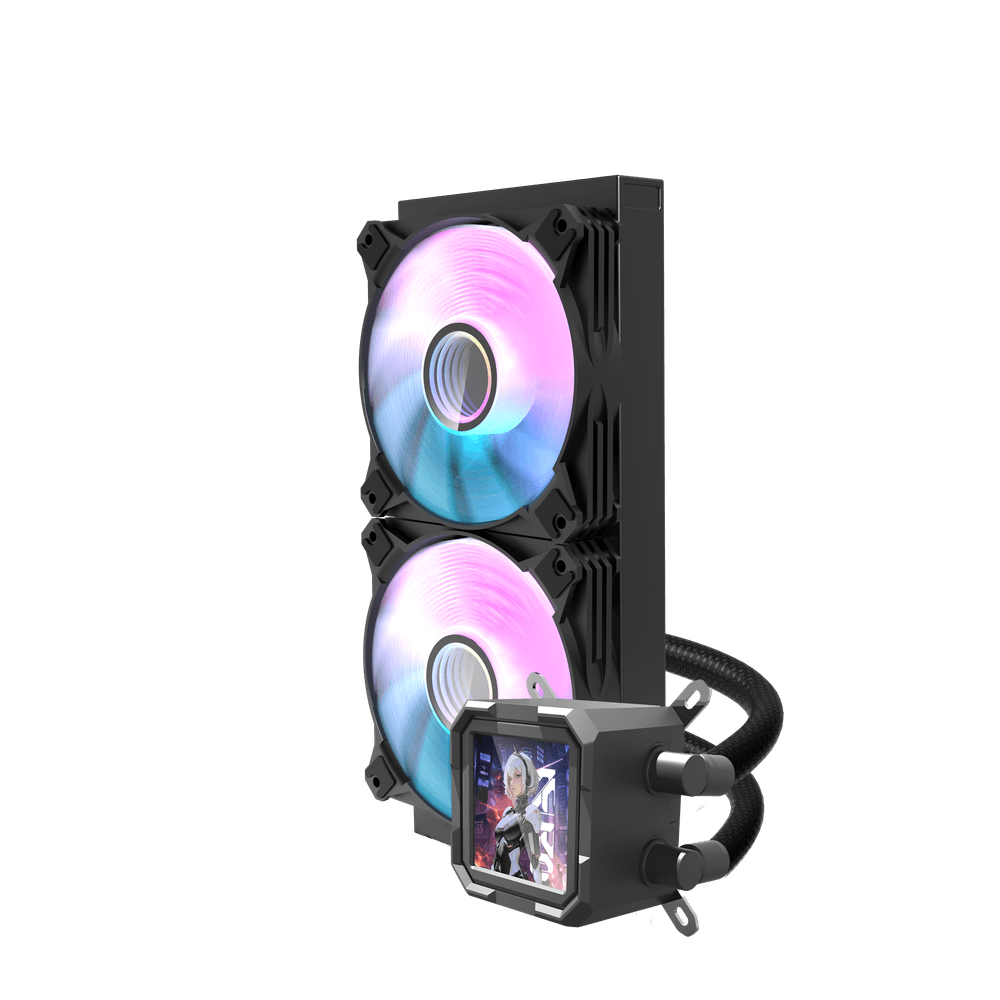 Darkflash DV240S Led Liquid Cooling - CPU Cooler / Black