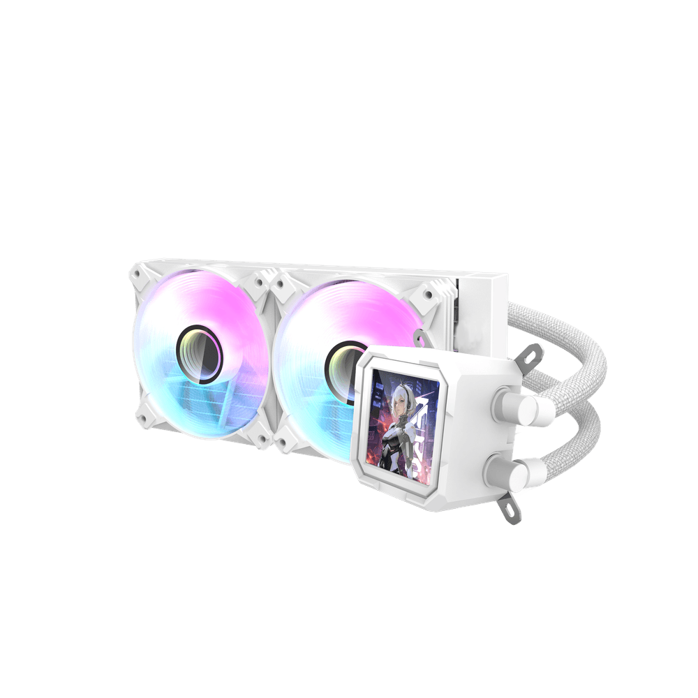Darkflash DV240S Led Liquid Cooling - CPU Cooler / White
