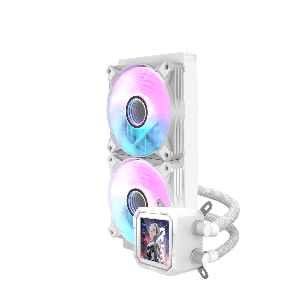 Darkflash DV240S Led Liquid Cooling - CPU Cooler / White