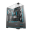 Darkflash DY450L Pro ATX PC Case - White (With 4 x Digital Fans Included With Temperature)