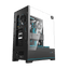 Darkflash DY450L Pro ATX PC Case - White (With 4 x Digital Fans Included With Temperature)