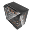 Darkflash DY470 ATX PC Case - Black (With 4 x ARGB Fans Included)