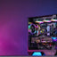Darkflash DY470 ATX PC Case - Black (With 4 x ARGB Fans Included)