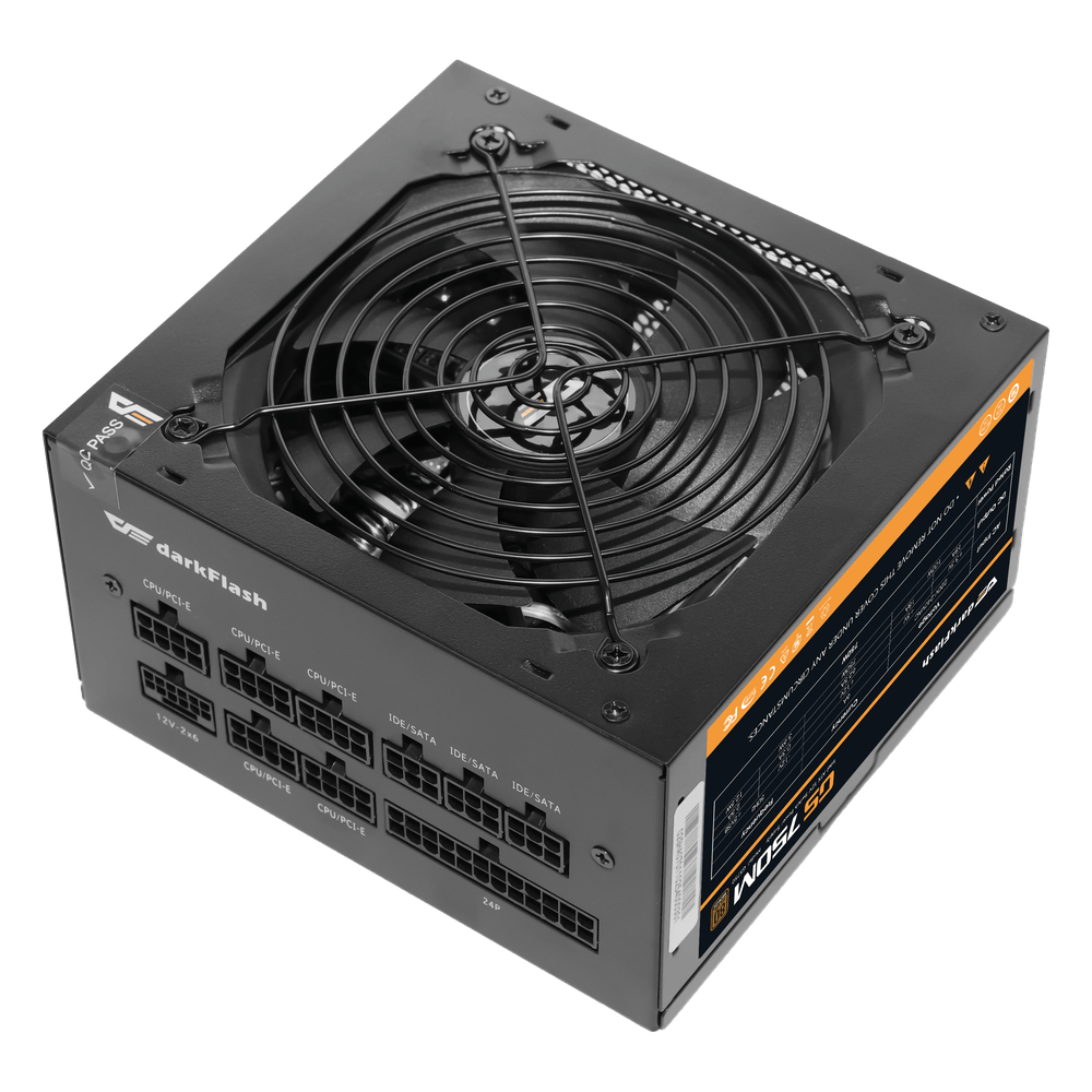Darkflash GS750M Bronze Fully Modular Power Supply - 750W / Black
