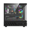 Darkflash DS950V ATX PC Case - Black (With LED Display + 6 x ARGB Fans Included)