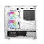 Darkflash DS950V ATX PC Case - White (With LED Display + 6 x ARGB Fans Included)