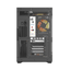 Darkflash C280 ATX PC Case - Black (With 7 x ARGB Fans Included)