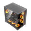 Darkflash C280 ATX PC Case - Black (With 7 x ARGB Fans Included)