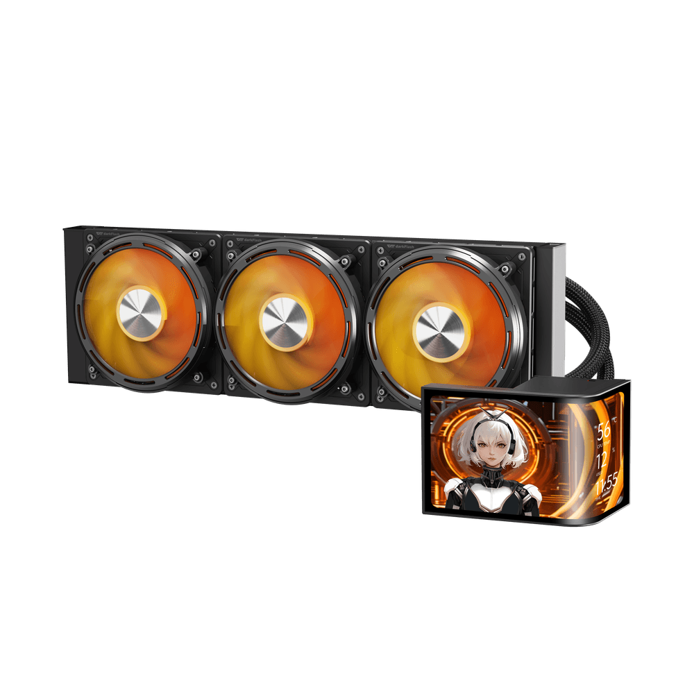 Darkflash UV360 Vision Liquid Cooling - CPU Cooler / Black