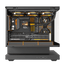 Darkflash FLOATRON F1 M-ATX PC Case - Black (With 6 x ARGB Fans Included)