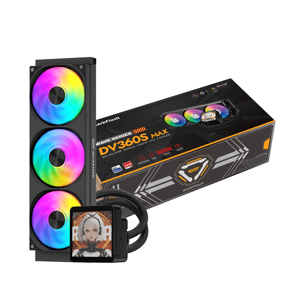 Darkflash DV360S Max Liquid Cooling - CPU Cooler / Black