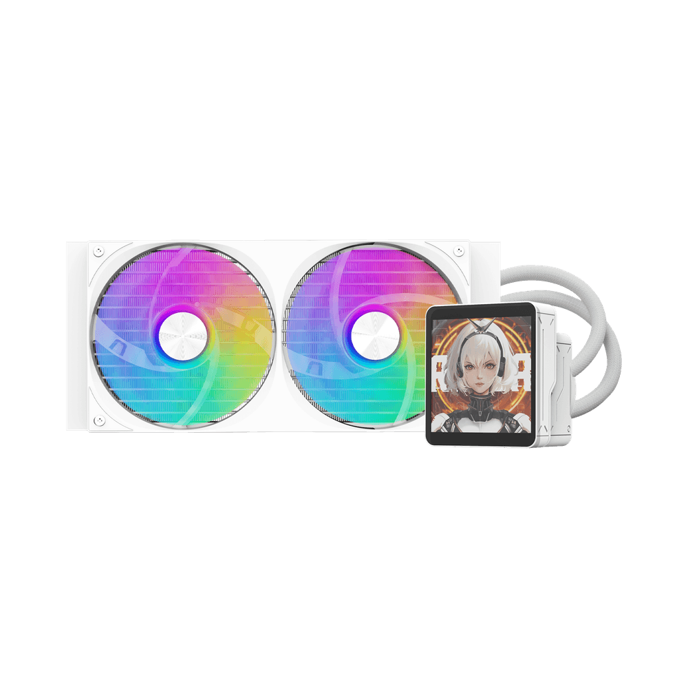 Darkflash DV240S Max Liquid Cooling - CPU Cooler / White
