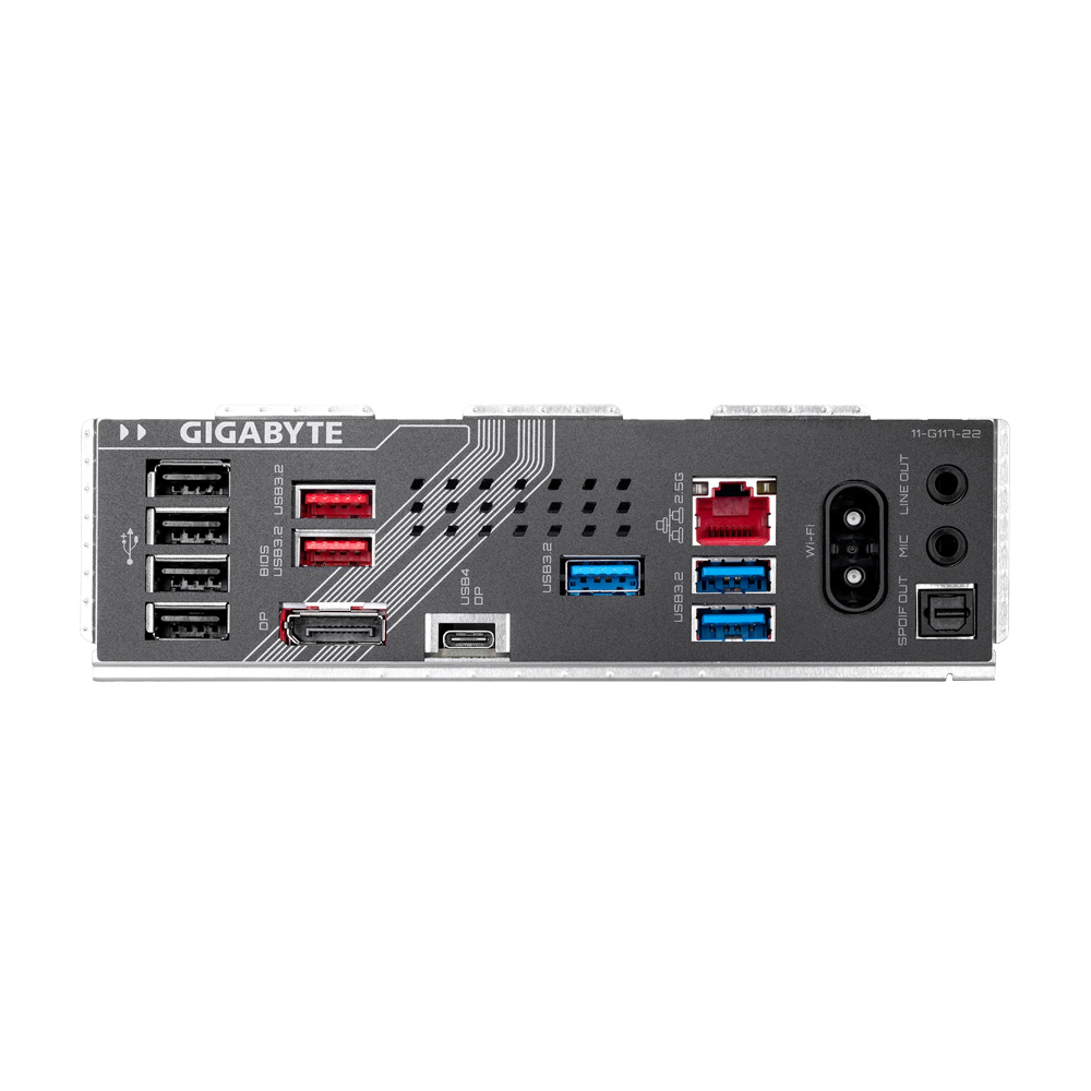 GIGABYTE Z890 GAMING X WIFI7 1.0 Motherboard - DDR5 / Wi-Fi / Bluetooth / HDMI / DisplayPort / USB - Black