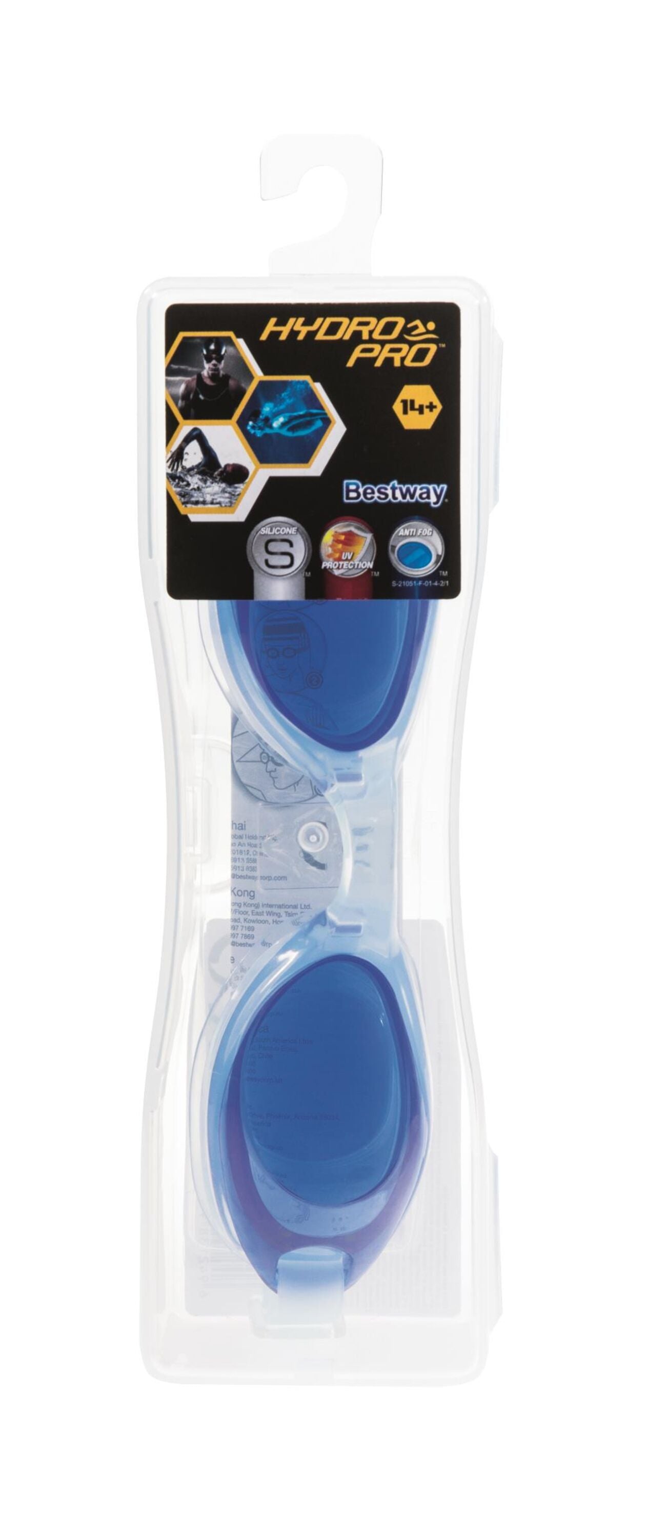 Bestway Resurge Goggles (Contents:One Pair of Goggles, 3 Assorted Colors) Age 14+