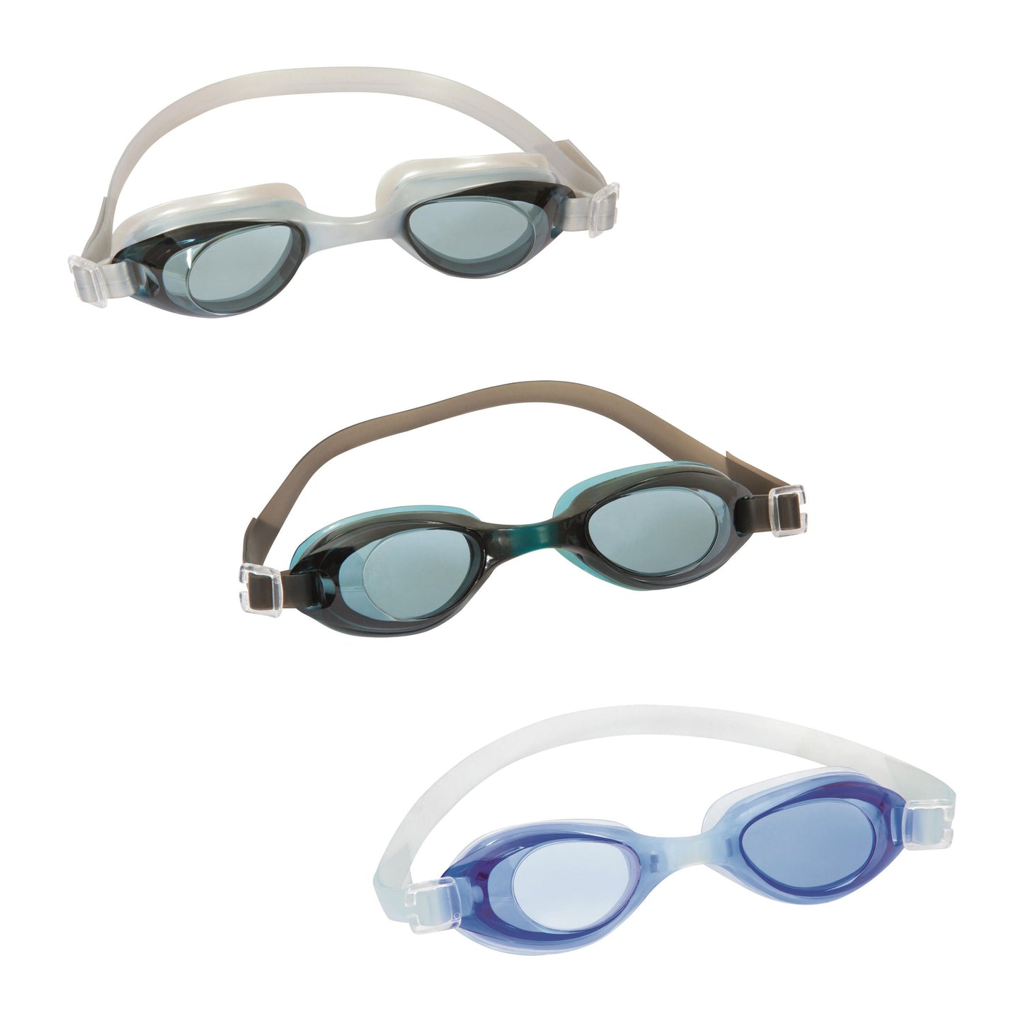 Bestway Resurge Goggles (Contents:One Pair of Goggles, 3 Assorted Colors) Age 14+