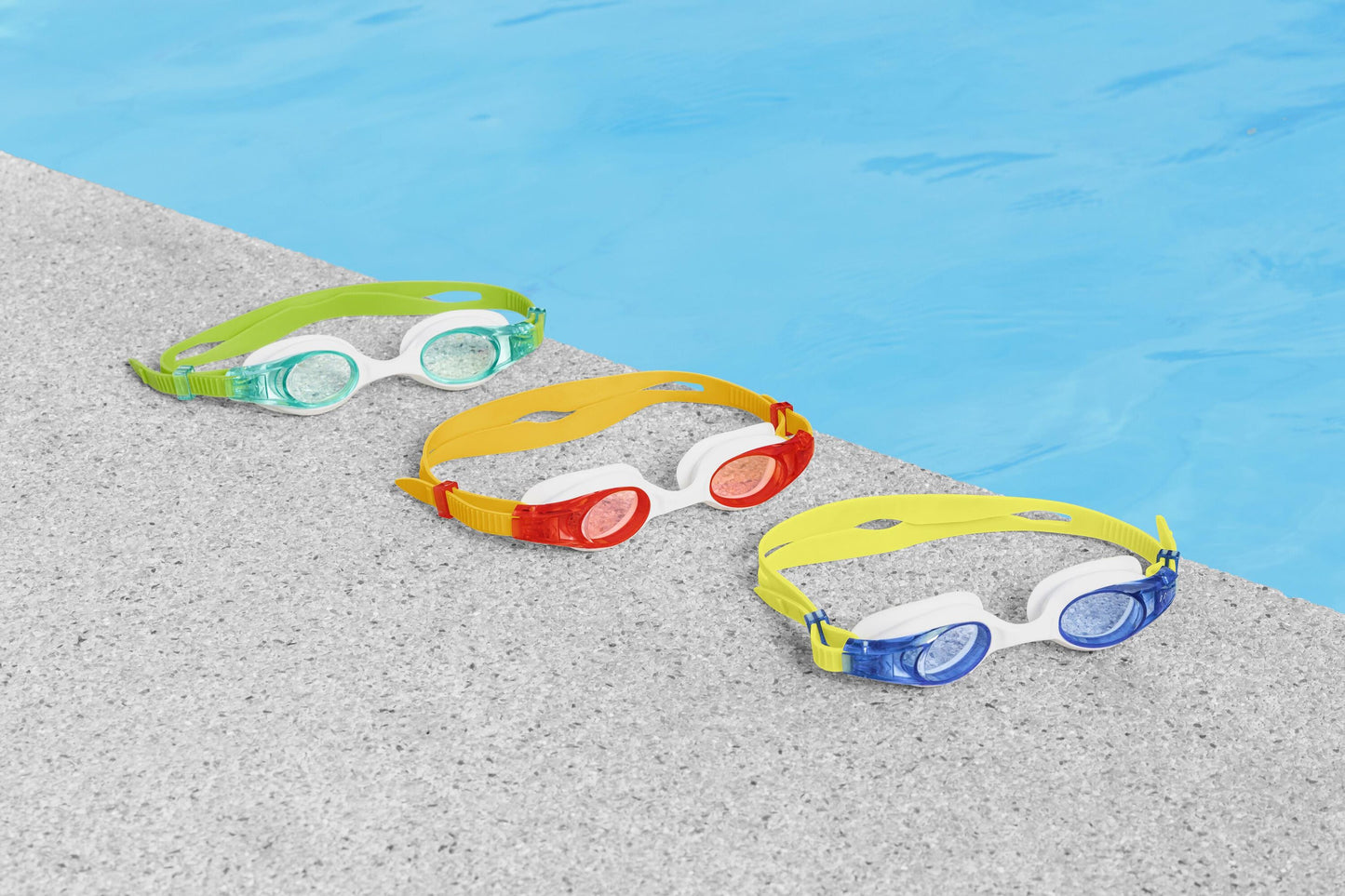 Bestway Accelera Goggles (Contents:One Pair of Goggles, 3 Assorted Colors) Age 3+