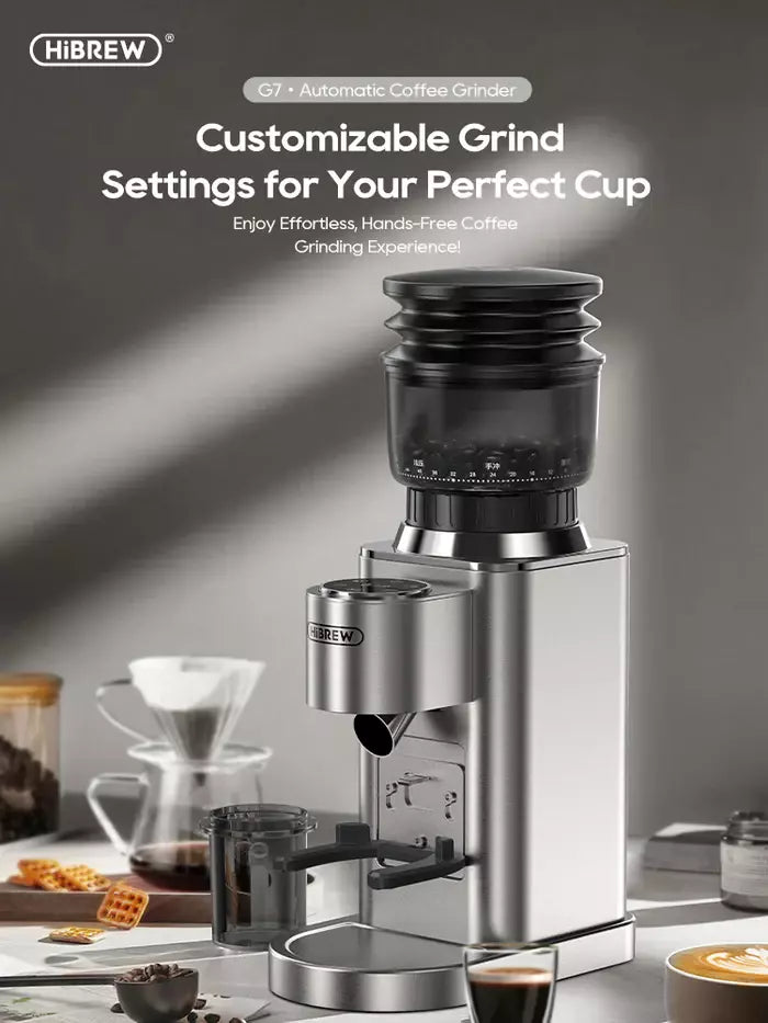 HiBREW Automatic Coffee Grinder  G7 - Silver