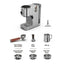 HiBREW H13 Coffee Espresso Machine - Silver