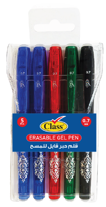 Class S.O Erasable Pen Set Of 4 Colors - 5 Pieces