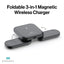 Engage Foldable Magnetic 3-In-1 Wireless Charger