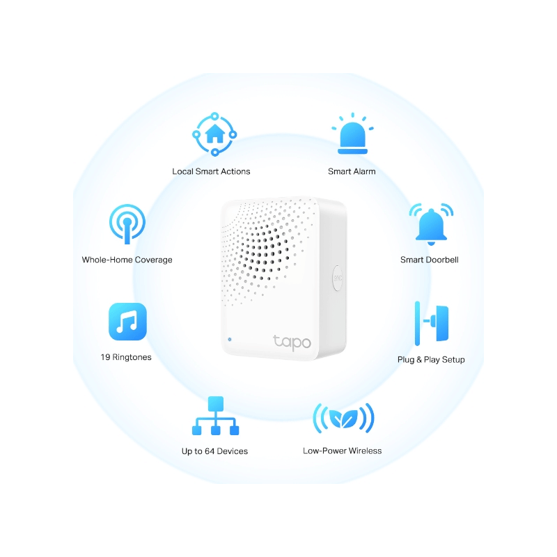 TP-Link (Tapo H100) Smart Hub with Chime