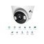 TP-Link VIGI 4MP Full-Color Turret Network Camera - RJ45 / White