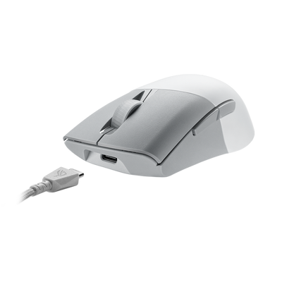 ASUS ROG KERIS RGB Wireless Aimpoint Gaming Mouse - White