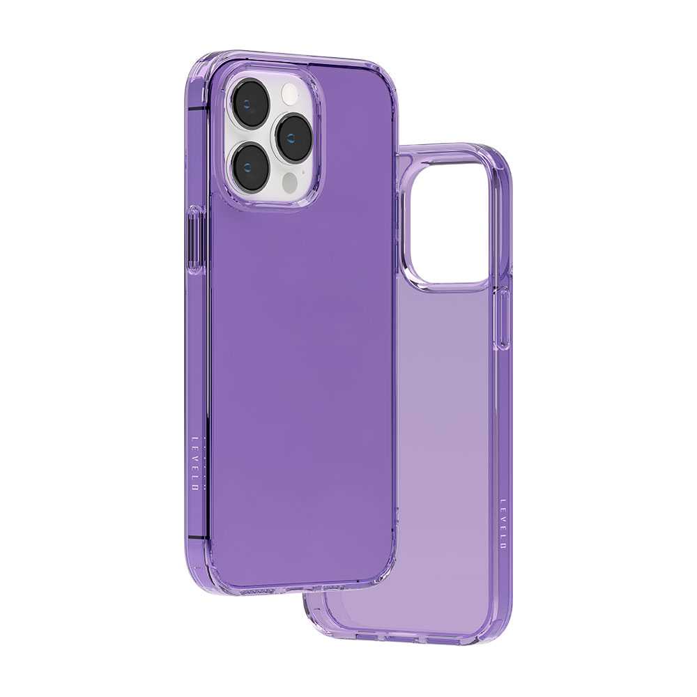 Levelo Clara Back Case iPhone 14 Pro - Purple