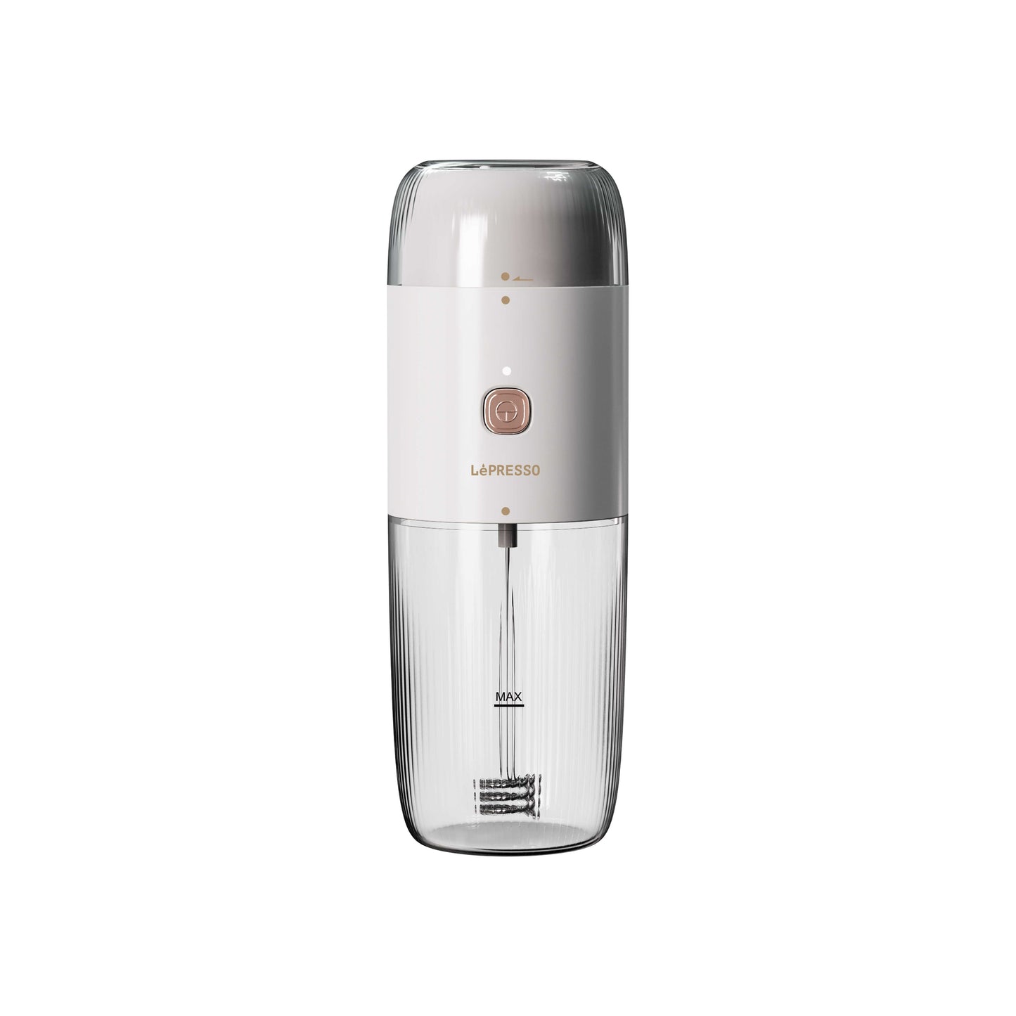 LePresso 2in1 Coffee Grinder & Milk Frothing - White