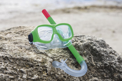 Bestway Explora Essential Snorkel Mask (Contents: One Mask, One Snorkel, 2 Assorted Colors) Age 7+