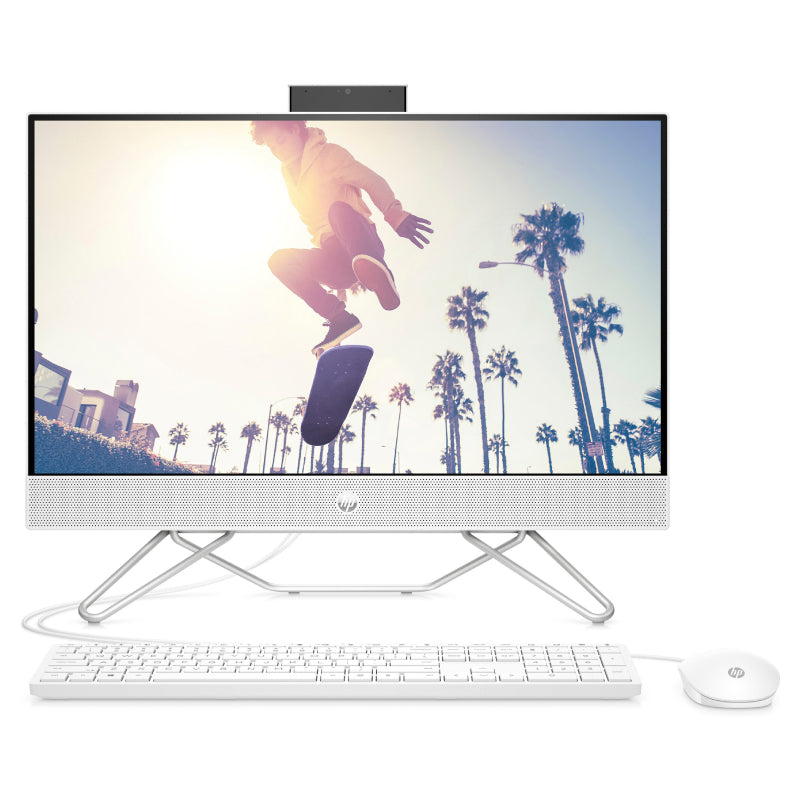 HP 24-CB1339NE AIO PC - i5 / 64GB / 250GB (NVMe M.2 SSD) / 23.8" FHD Non-Touch / DOS (Without OS) / 1YW / Starry White - Desktop