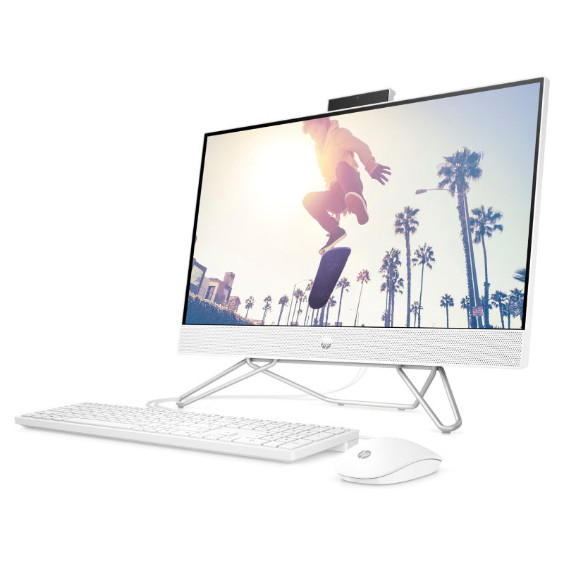 HP 24-CB1339NE AIO PC - i5 / 64GB / 250GB (NVMe M.2 SSD) / 23.8" FHD Non-Touch / DOS (Without OS) / 1YW / Starry White - Desktop