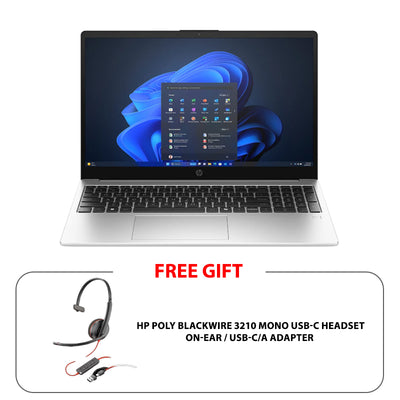 HP 250R G10 - 15.6" FHD / Core 7 150U / 8GB / 512GB (NVMe M.2 SSD) / Win 11 Pro / 1YW - Laptop