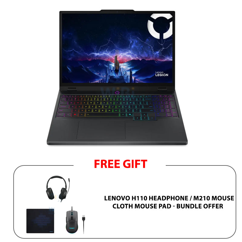 لينوفو ليجن  15.1 بوصة WQXGA / RTX 5070 8 جيجابايت في جي إيه  آي 9  32 جيجابايت  1 تيرابايت NVMe م.2 إس إس دي) / Eclipse أسود