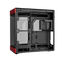 HYTE Y60 Dual Chamber Panoramic Tempered Glass ATX Case With 3 Fans - Black/Red