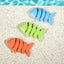 Bestway Squiggle Wiggle Fish Dive Toys (Contents: One Set of Dive Fishes, 3 Assorted Colors) - Age 3+