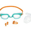 Bestway Aquanaut Essential Goggles Set (Contents: One Pair of Nose Clips, One Pair of Ear Plugs, and One Pair of Goggles,1 Assorted Colors) - Age 7+