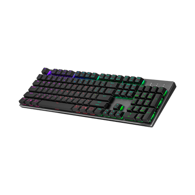 Cooler Master SK653 RGB Wireless Low Profile Mechanical Red Switch Keyboard - Black